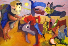 Menagerie, Painting, Oil on Canvas