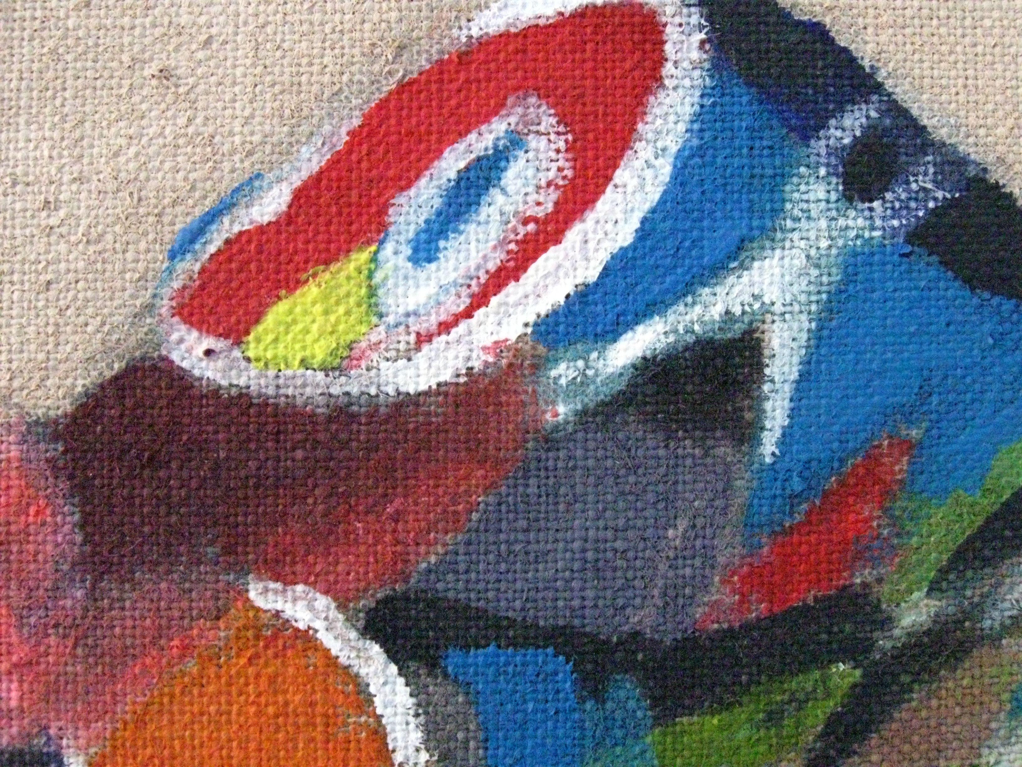 Metodi di riciclaggio, Pittura, Acrilico su tela - Painting Astratto di Craig Moran