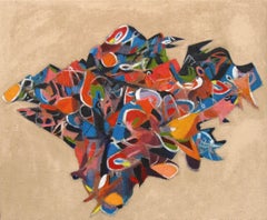 Métodos de reciclaje, Pintura, Acrílico sobre lienzo