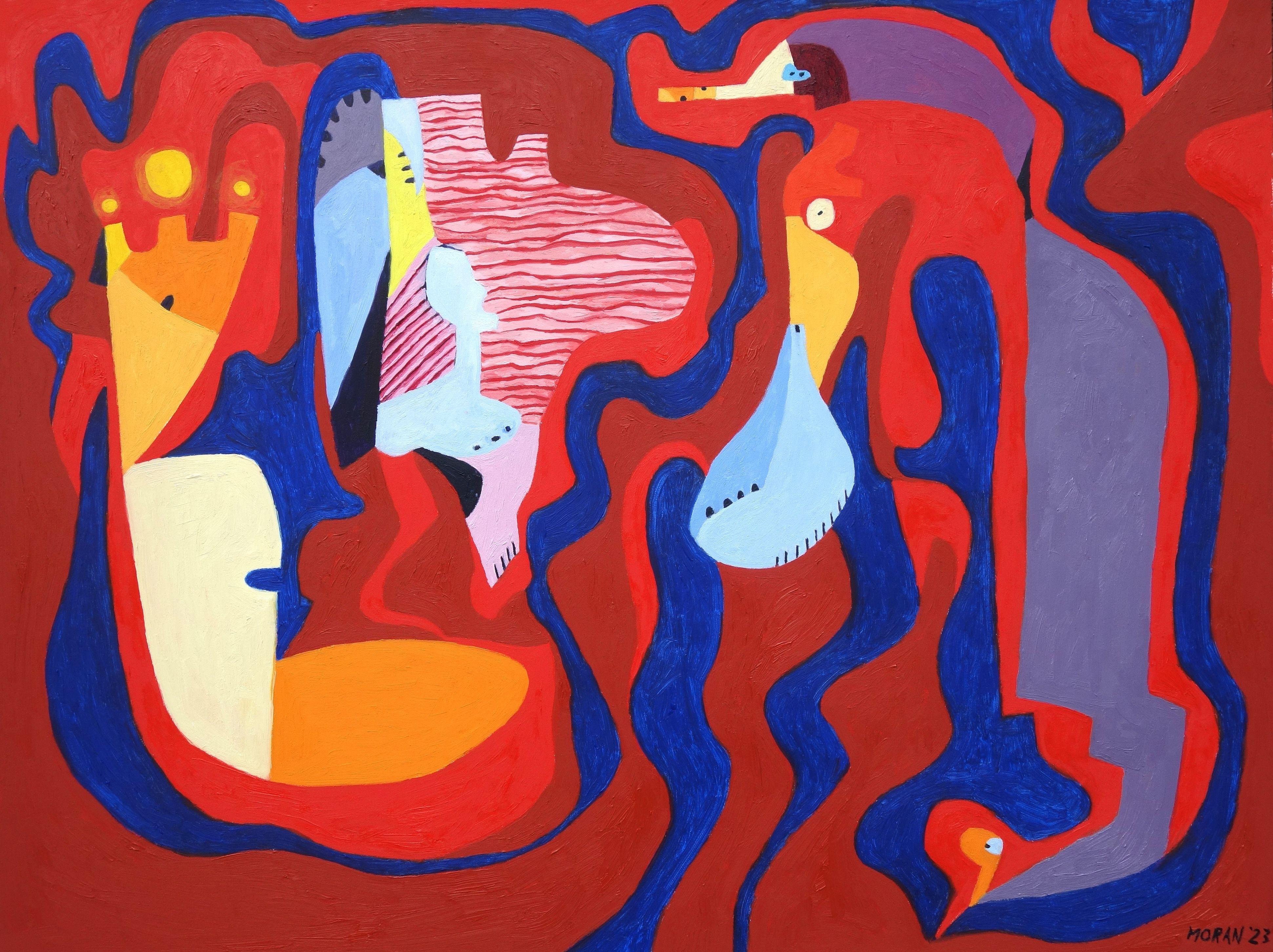 La bellezza del tutto, Pittura, Olio su pannello MDF - Painting di Craig Moran