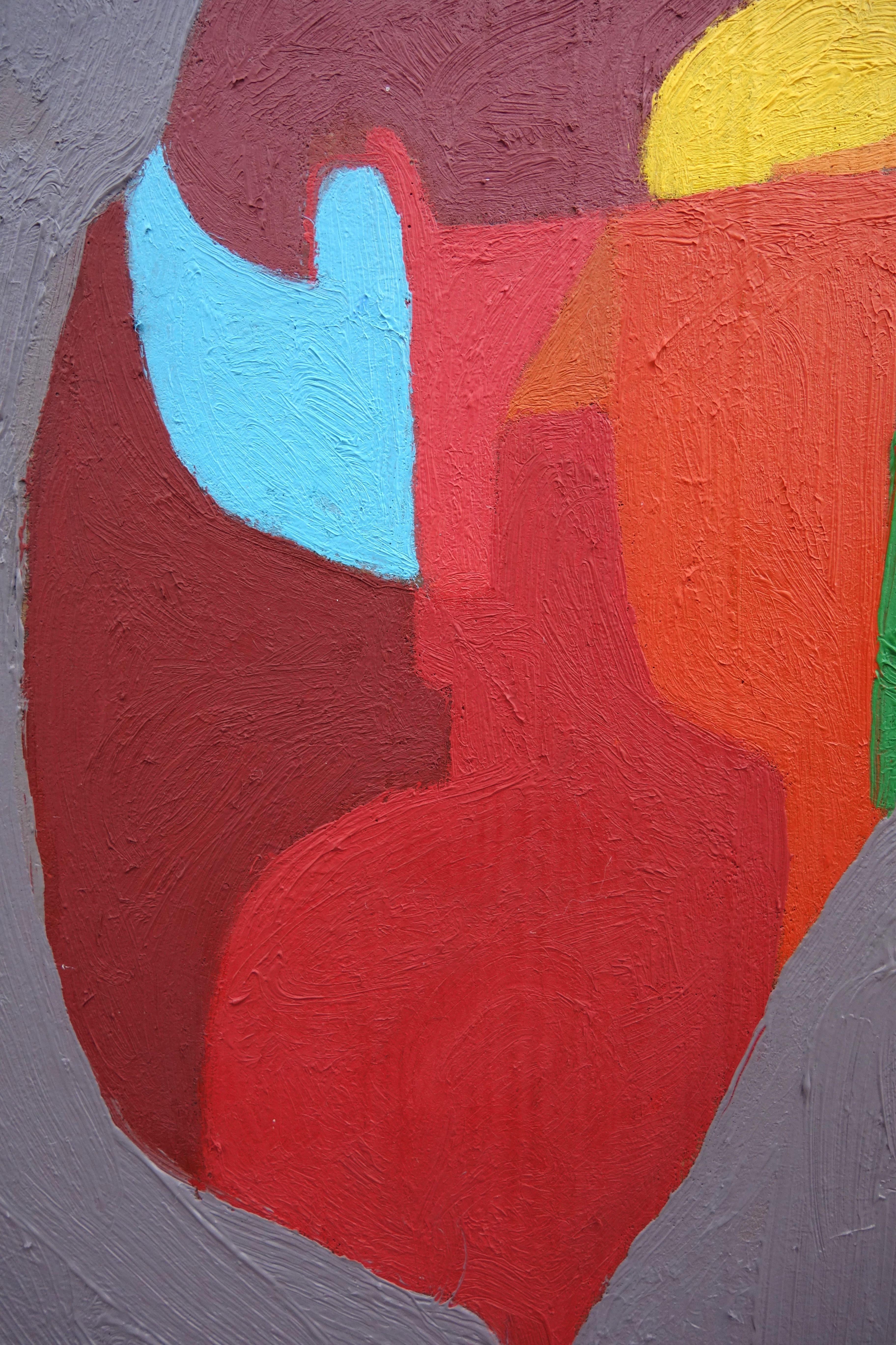 The Discovery, Gemälde, Öl auf MDF-Tafel (Abstrakter Expressionismus), Painting, von Craig Moran