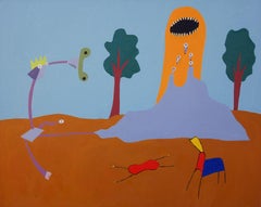 The Earth That Is Not Earth, Painting, Oil on MDF Panel