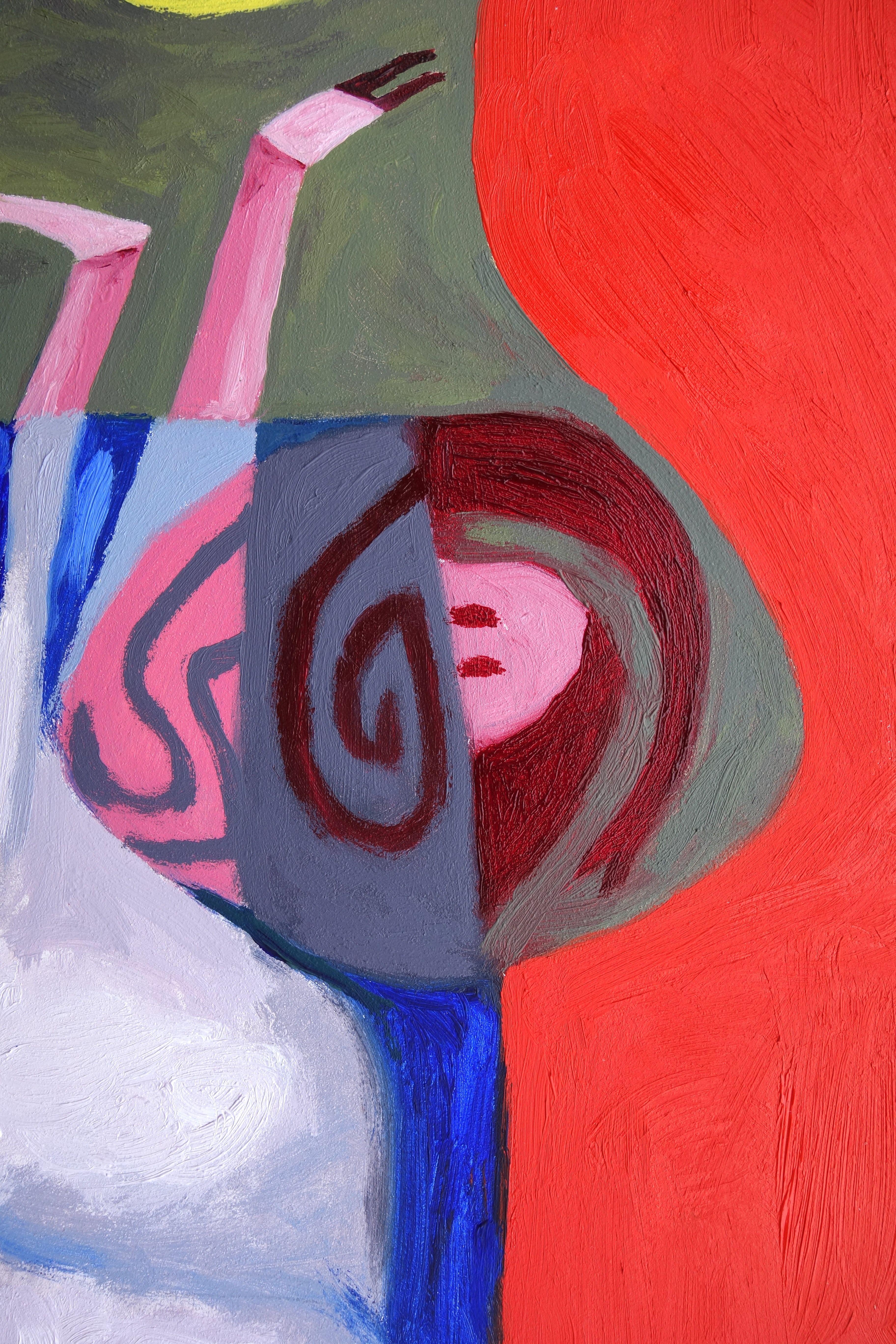 Il barattolo degli esemplari, Pittura, Olio su pannello MDF - Painting di Craig Moran