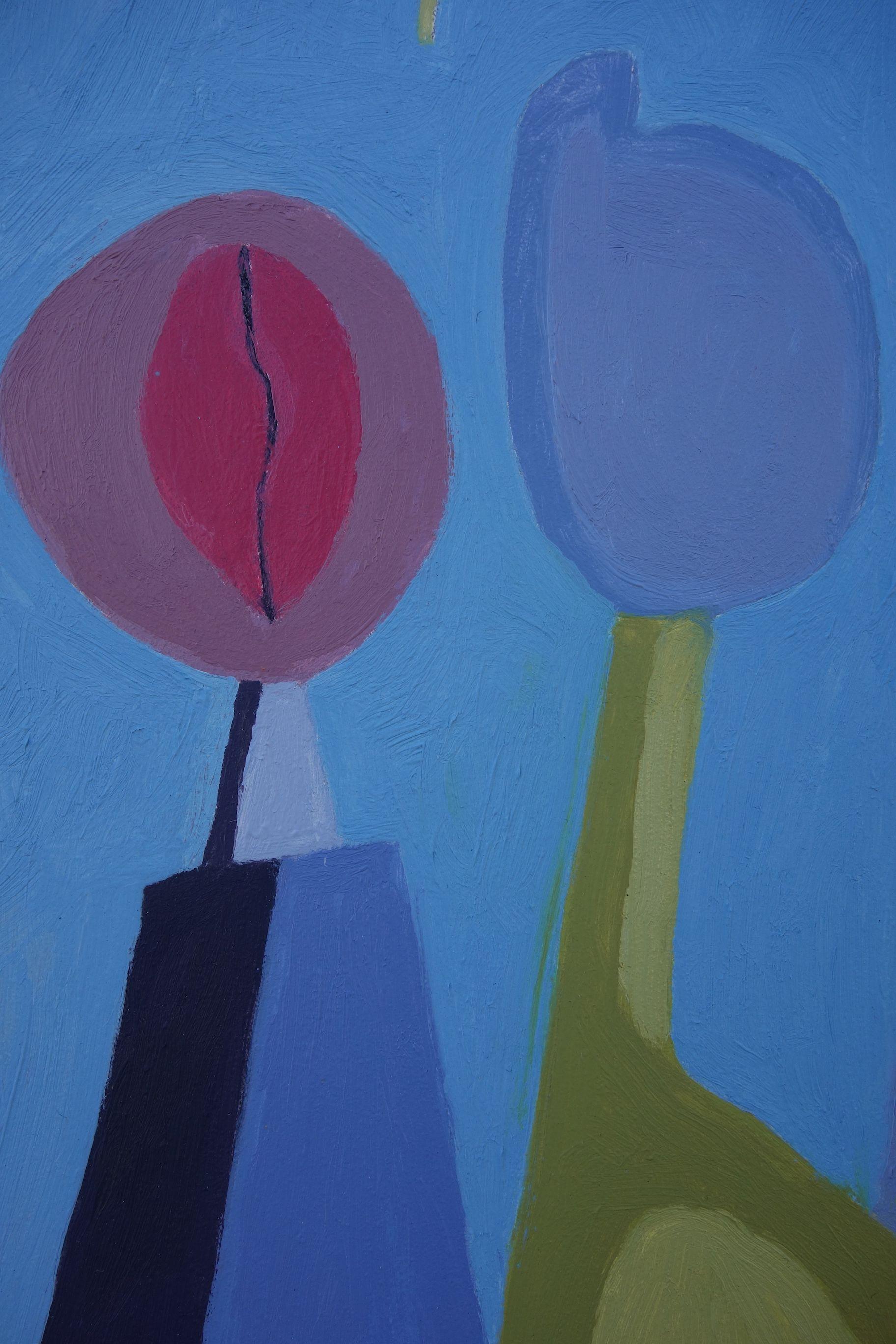 Whichopolis, Painting, Oil on MDF Panel For Sale 2