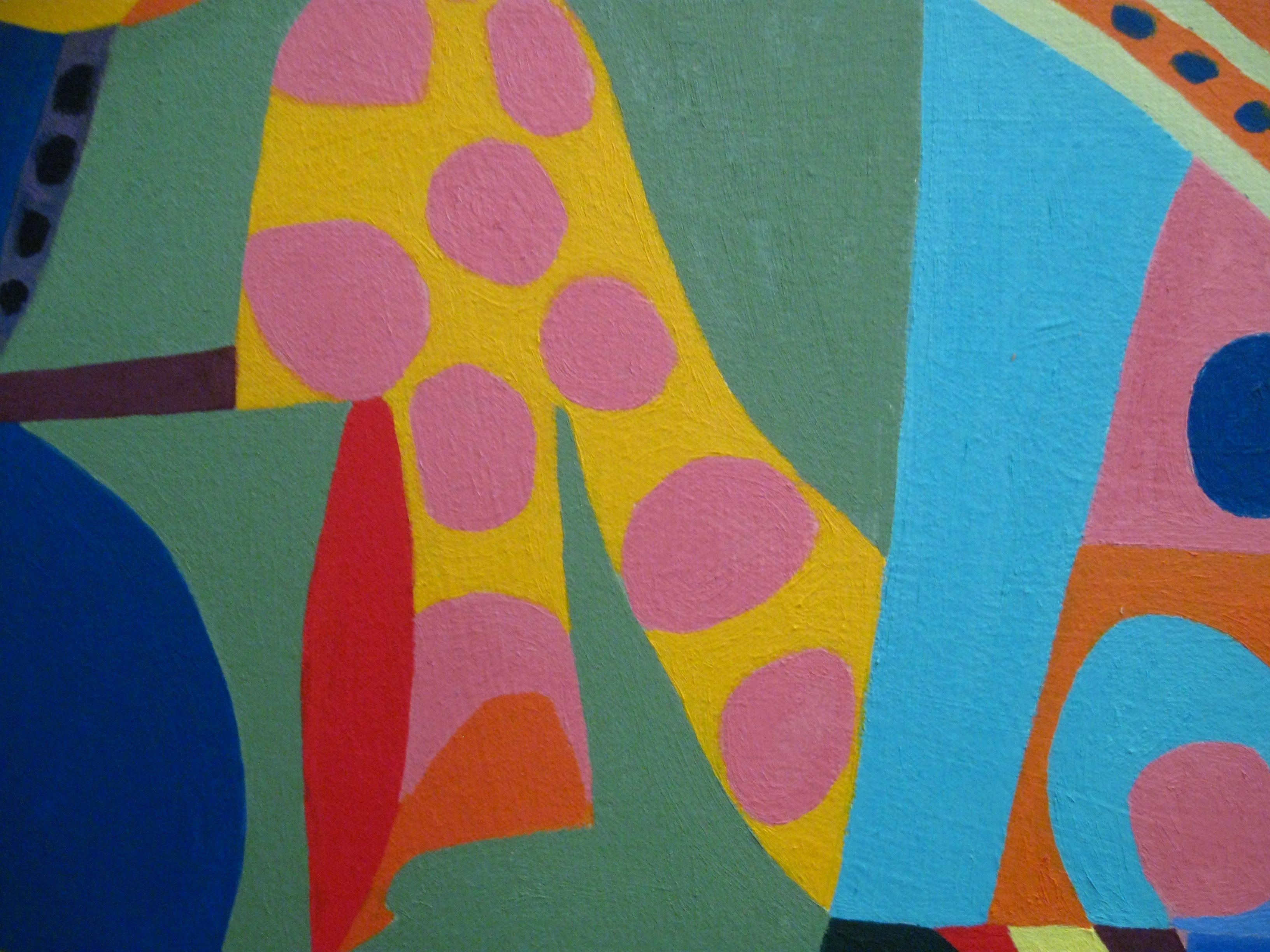 Il casinò del diavolo.  Colori brillanti e lussuriosi per il jackpot.  Rivoletti, cerchi :: Pittura :: Astratta :: Questo pezzo viene fornito con un certificato ufficiale di autenticità firmato dall'artista :: Pronto da appendere: Yes :: Firmato: No