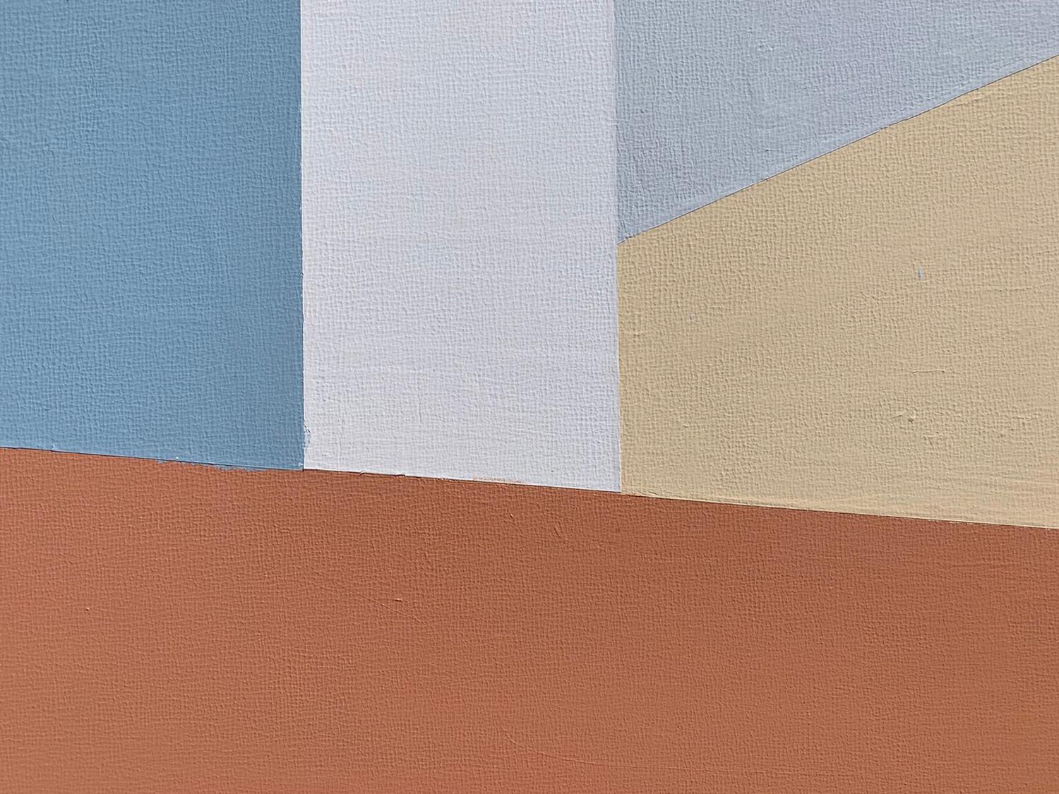 <p>Artist Comments<br>Artist Craig Rouse interprets an architectural abstract landscape using a limited color palette. He reimagines the organized structures into playful compositions of light and shadow. Geometric linework resembles built