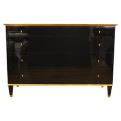 Craig Van Den Brulle Commode moderne laquée noire