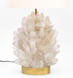 Craig Van Den Brulle: Tischlampen aus Bergkristall, 2