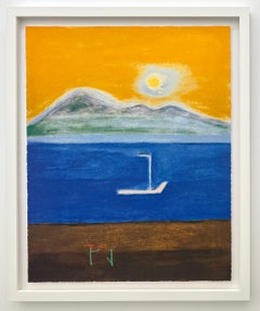 Goat Fell, Isle of Arran - Screenprint, Modern, Framed, Edition 5 of 75