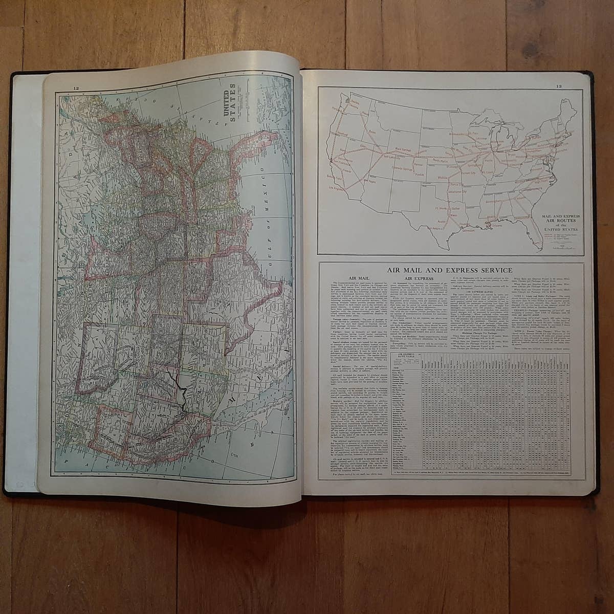 Cram's Commercial Atlas by the George F. Cram Company 'circa 1930'