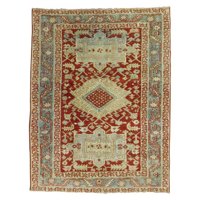 Persian Heriz Scatter Rug at 1stDibs | scatter rugs