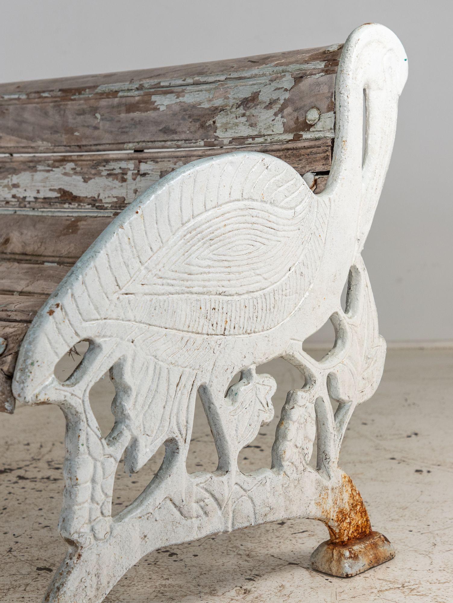 English Crane Bench from Colchester Zoo in England, 20th Century For Sale