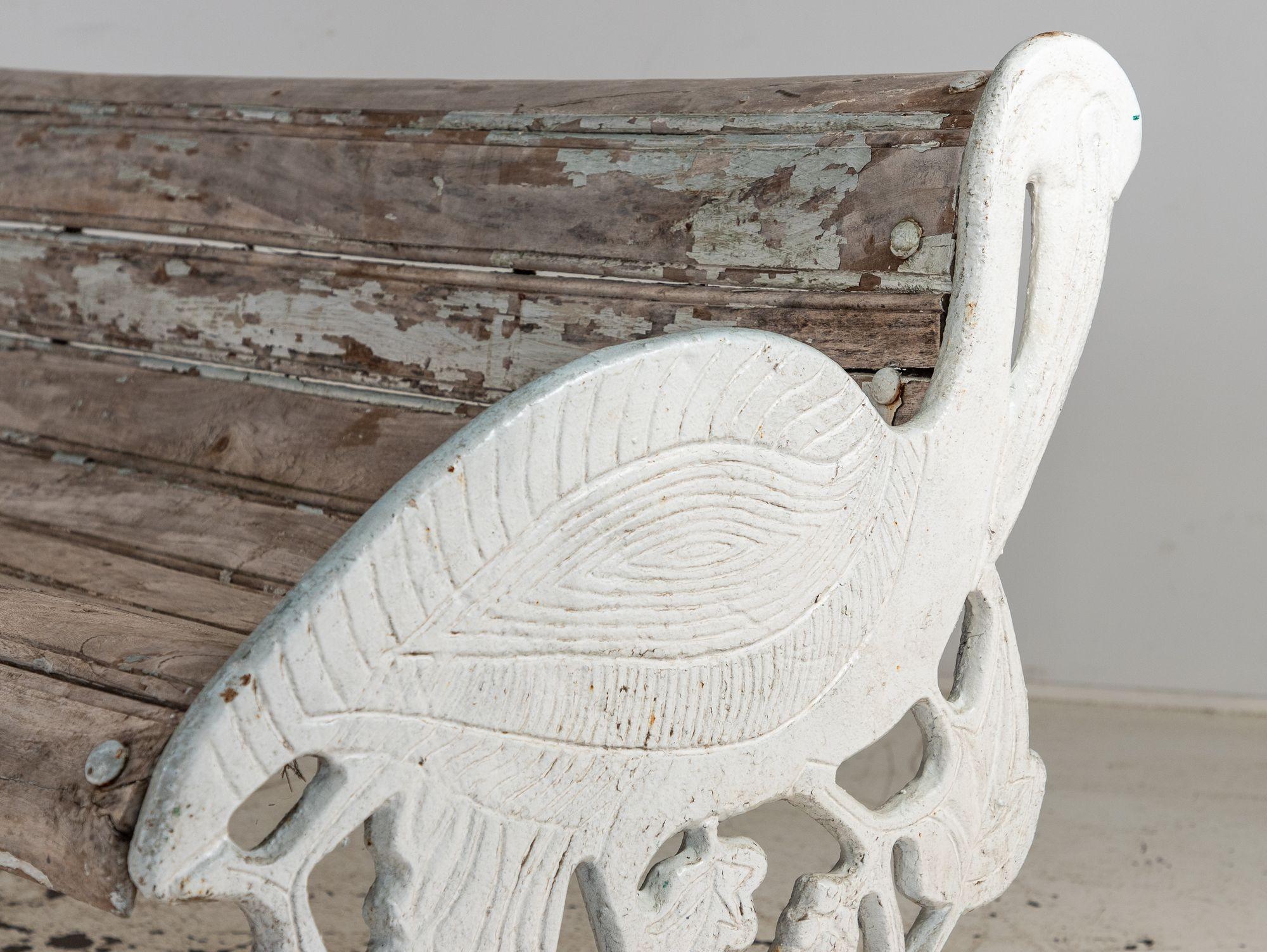 Mid-20th Century Crane Bench from Colchester Zoo in England, 20th Century For Sale