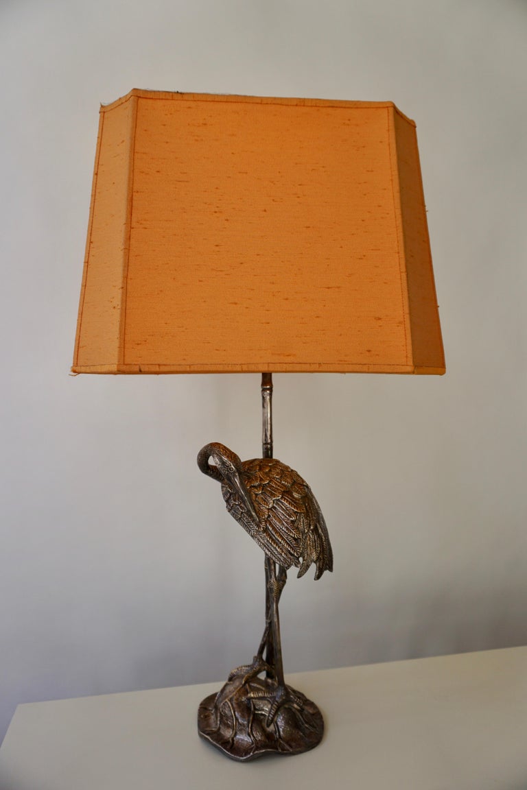 Crane Bird Table Lamp at 1stDibs