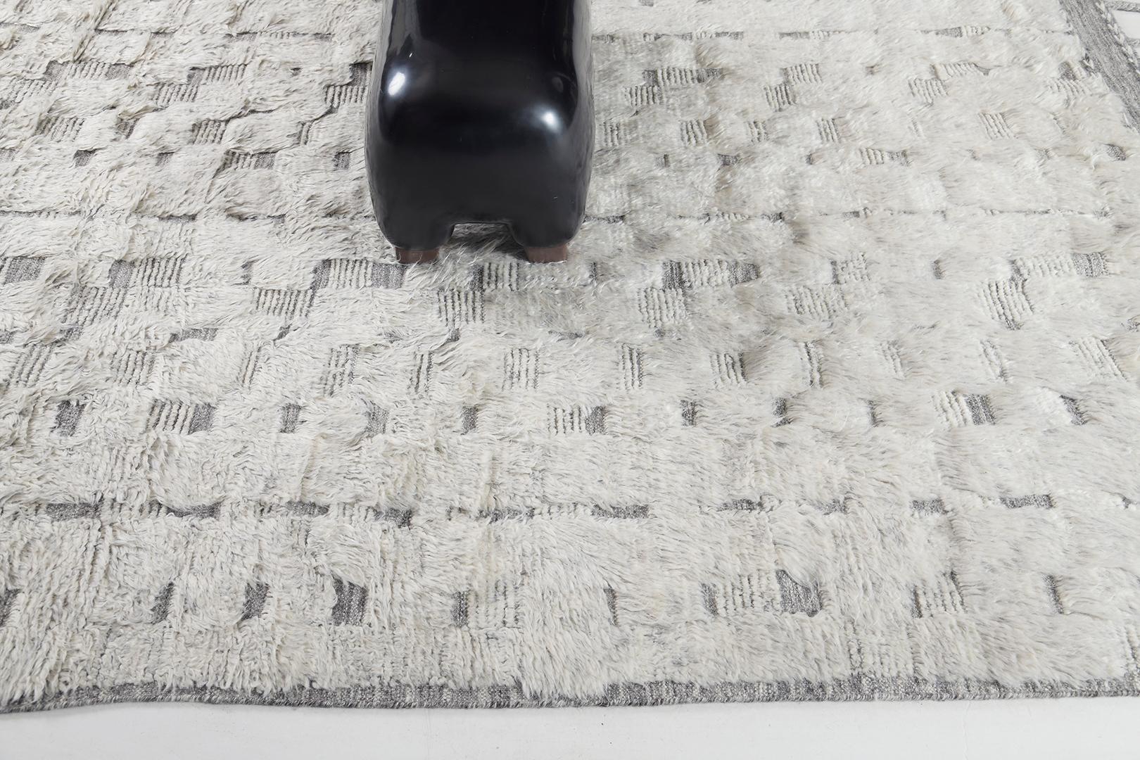 Crane’ is a gorgeously detailed pile weave from our Sandpiper Collection. The luxurious texture of the plush neutral grayscale design scheme gives an alluring and sophisticated ambiance. Sandpiper collection designed in Los Angeles has been named