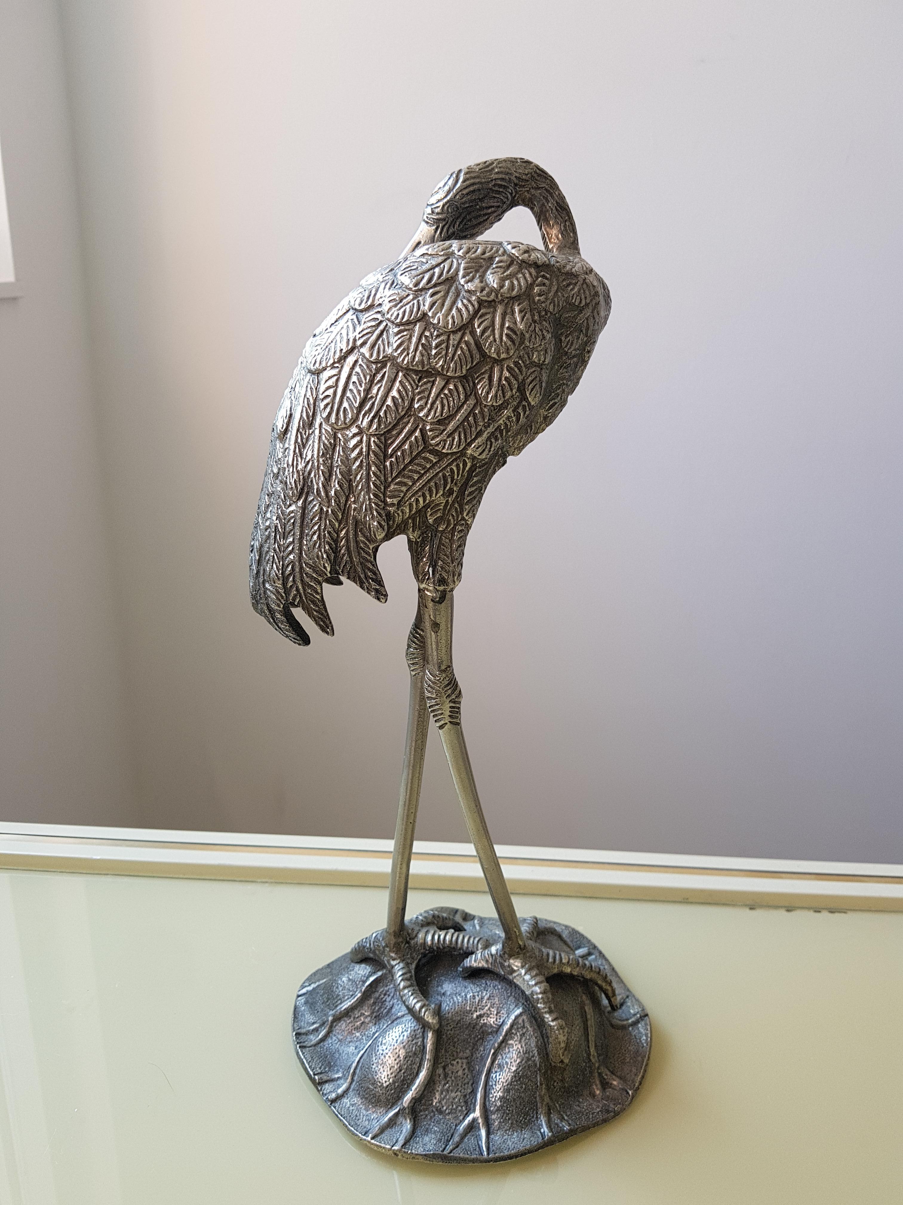 Crane Table Lamp by Maison Jansen In Excellent Condition In Diemen, NL