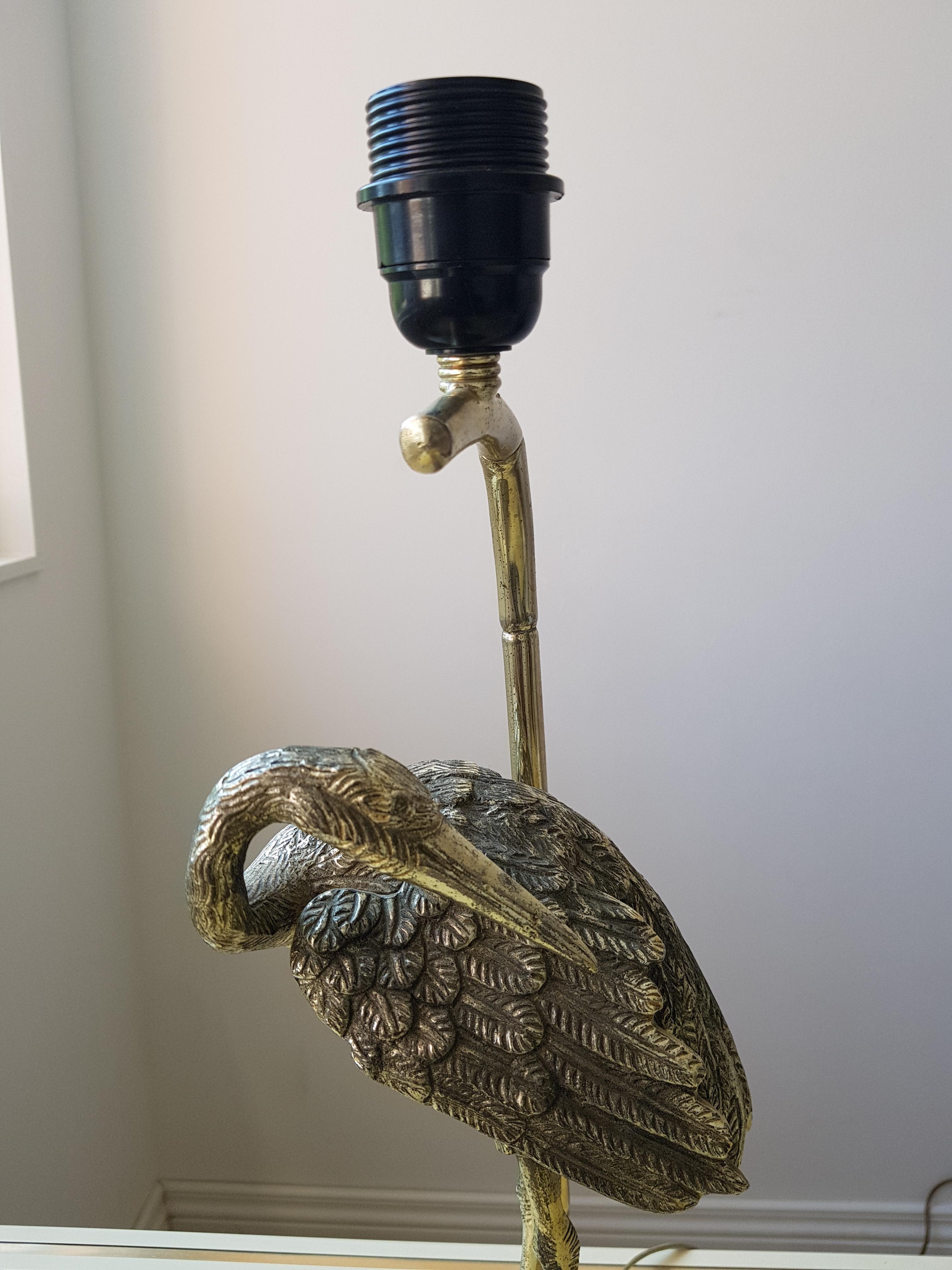 Crane Table Lamp by Maison Jansen 1