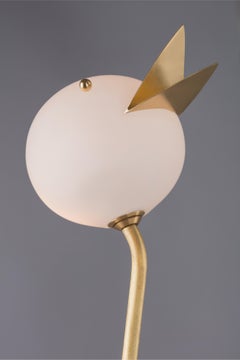 Crane, Unique Floor Lamp Sculpture, Ludovic Clément D’armont