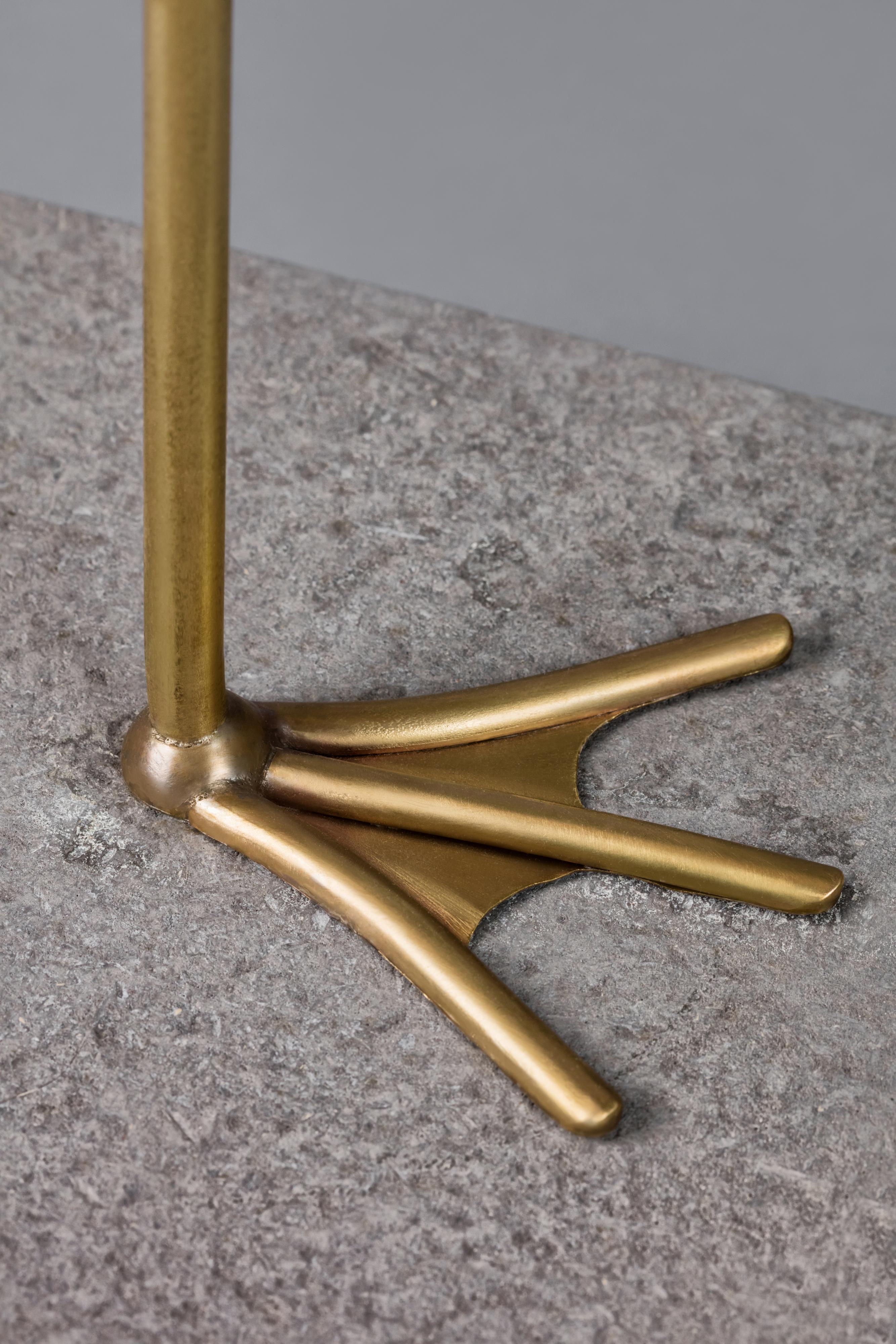 Contemporary Crane, Unique Floor Lamp Sculpture, Ludovic Clément d’armont