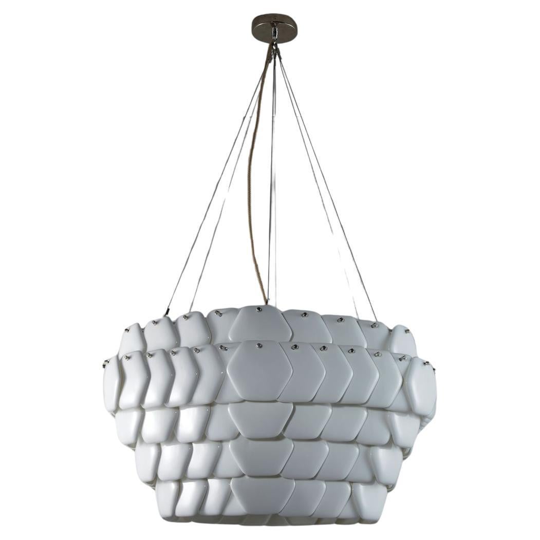 Ciondolo esagonale Cranton di colore bianco naturale by Original BTC