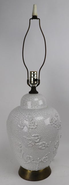 Craquelure Glaze Chinese Style Table Lamp