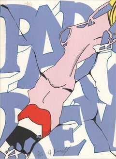 1990 Crash 'Paris Review' Urban Art Multicolor USA Serigraph