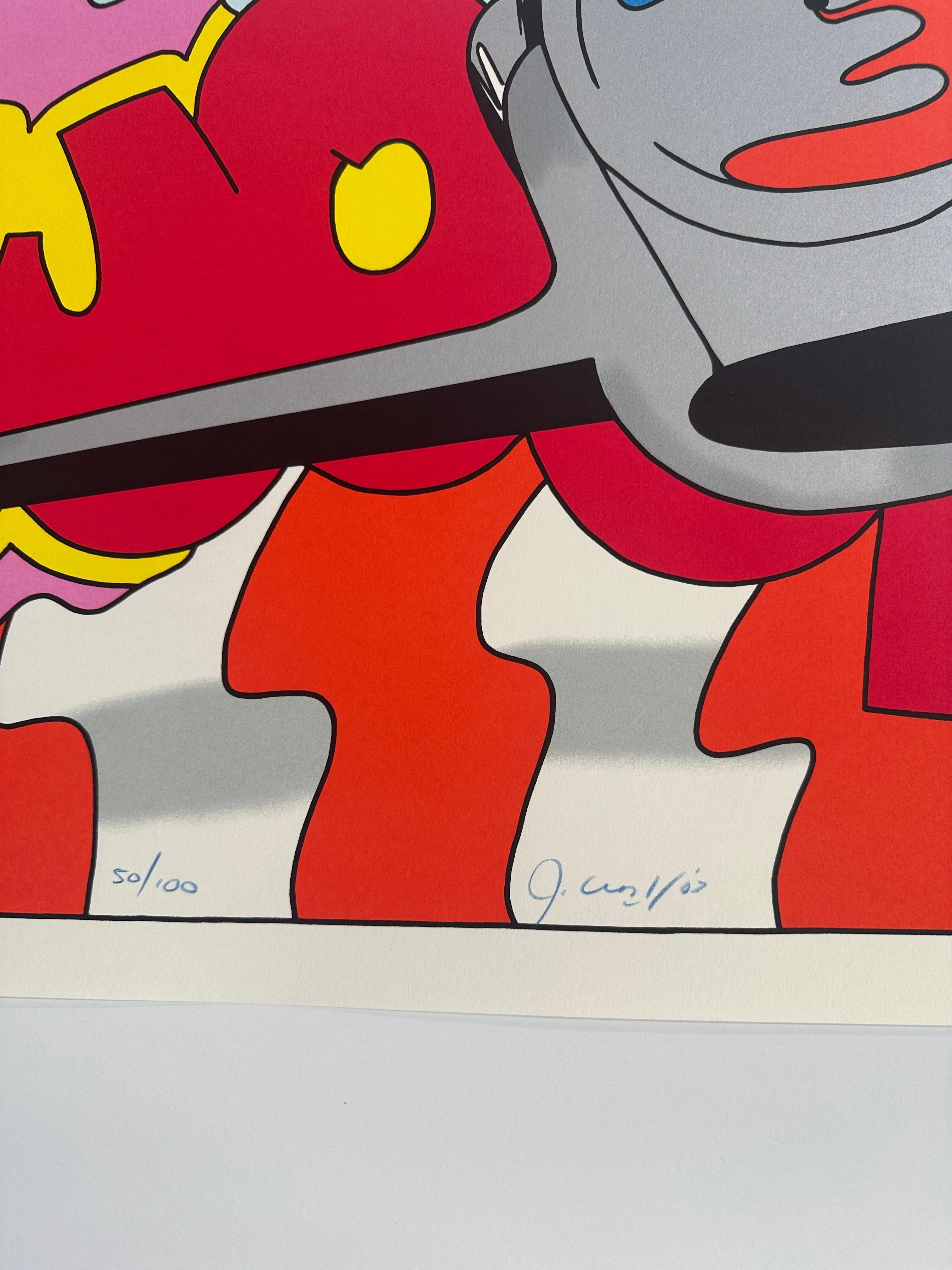 Crash (John Matos) Thunderbird und Thunderbird Alumni-Lithographien in Farben (2) (Papier) im Angebot