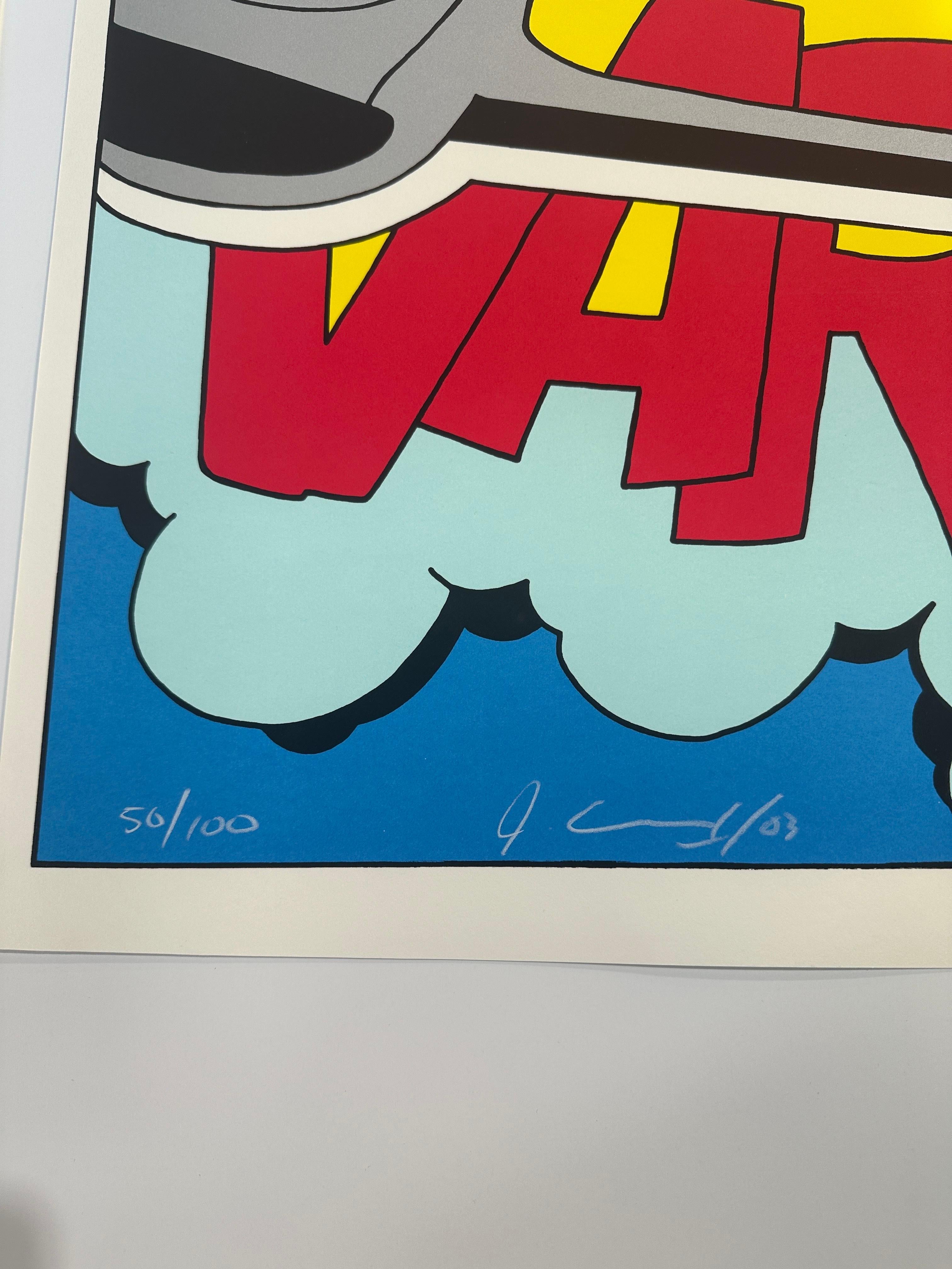 Crash (John Matos) Thunderbird und Thunderbird Alumni-Lithographien in Farben (2) im Angebot 1