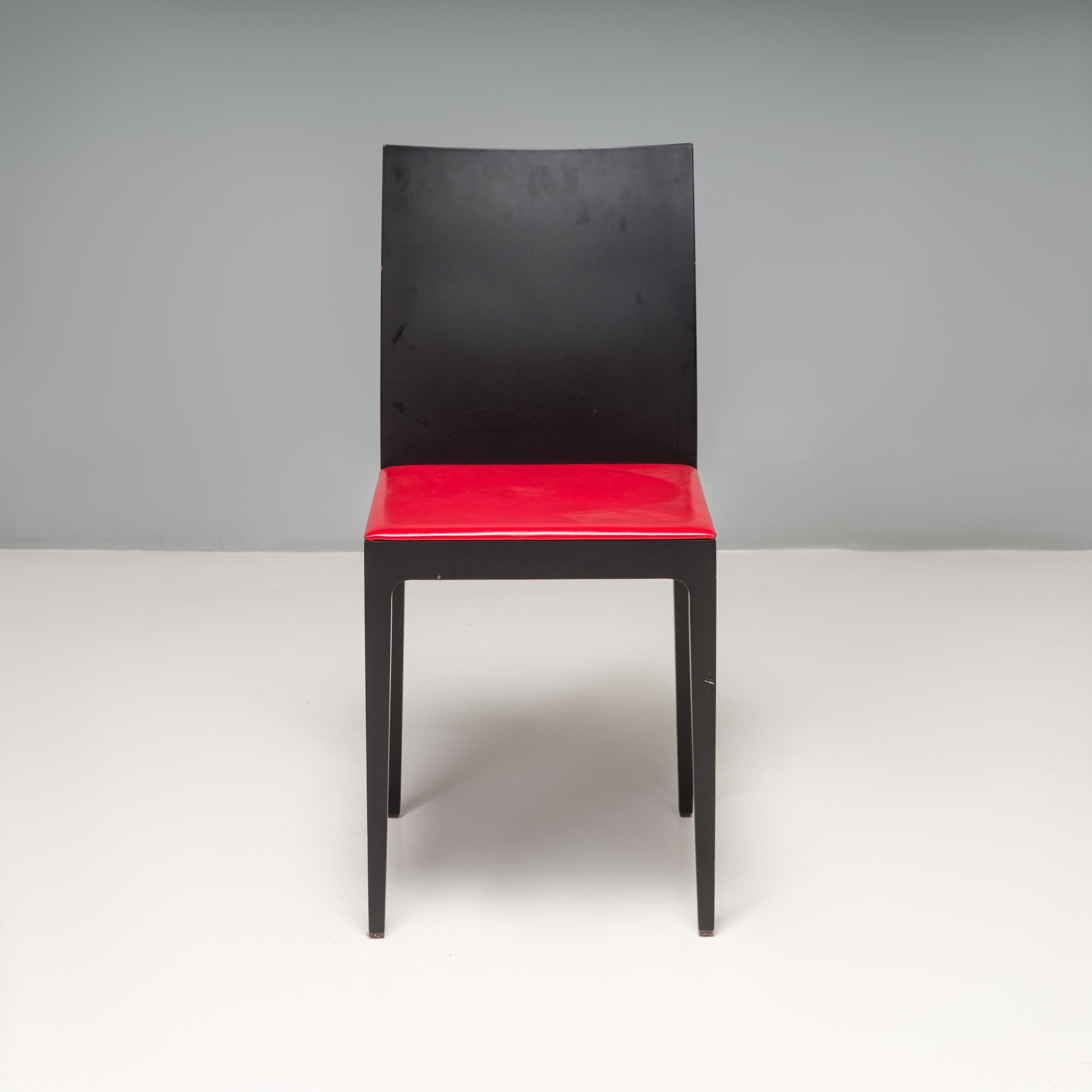 Crassevig by Ludovica & Roberto Palomba Anna R. Esszimmerstühle aus schwarzer Eiche, 12er-Set im Angebot 2