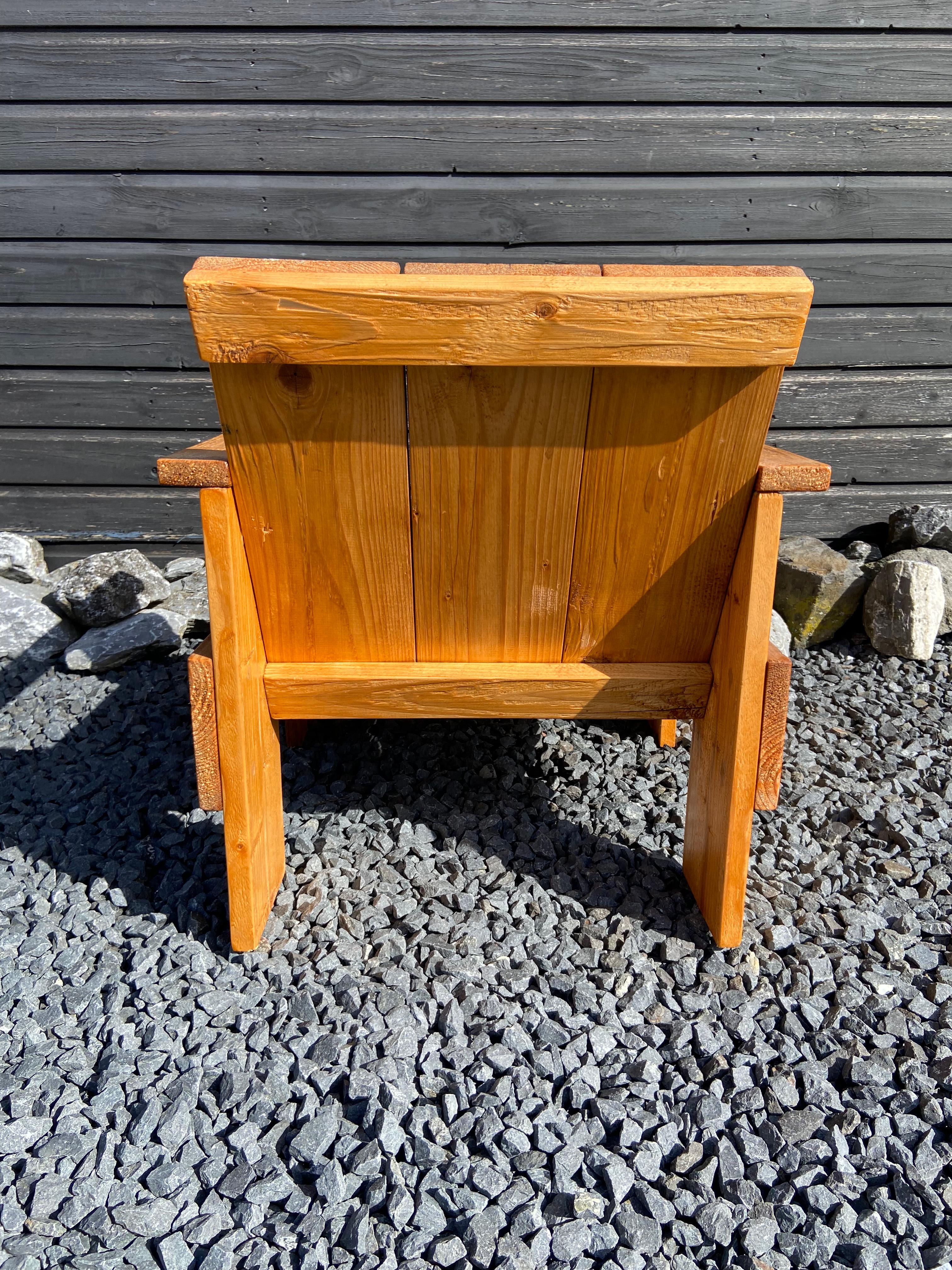 Hand-Crafted Crate Armchair For Sale