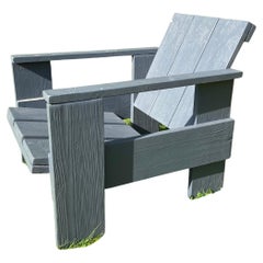 Used Crate Armchair Grey