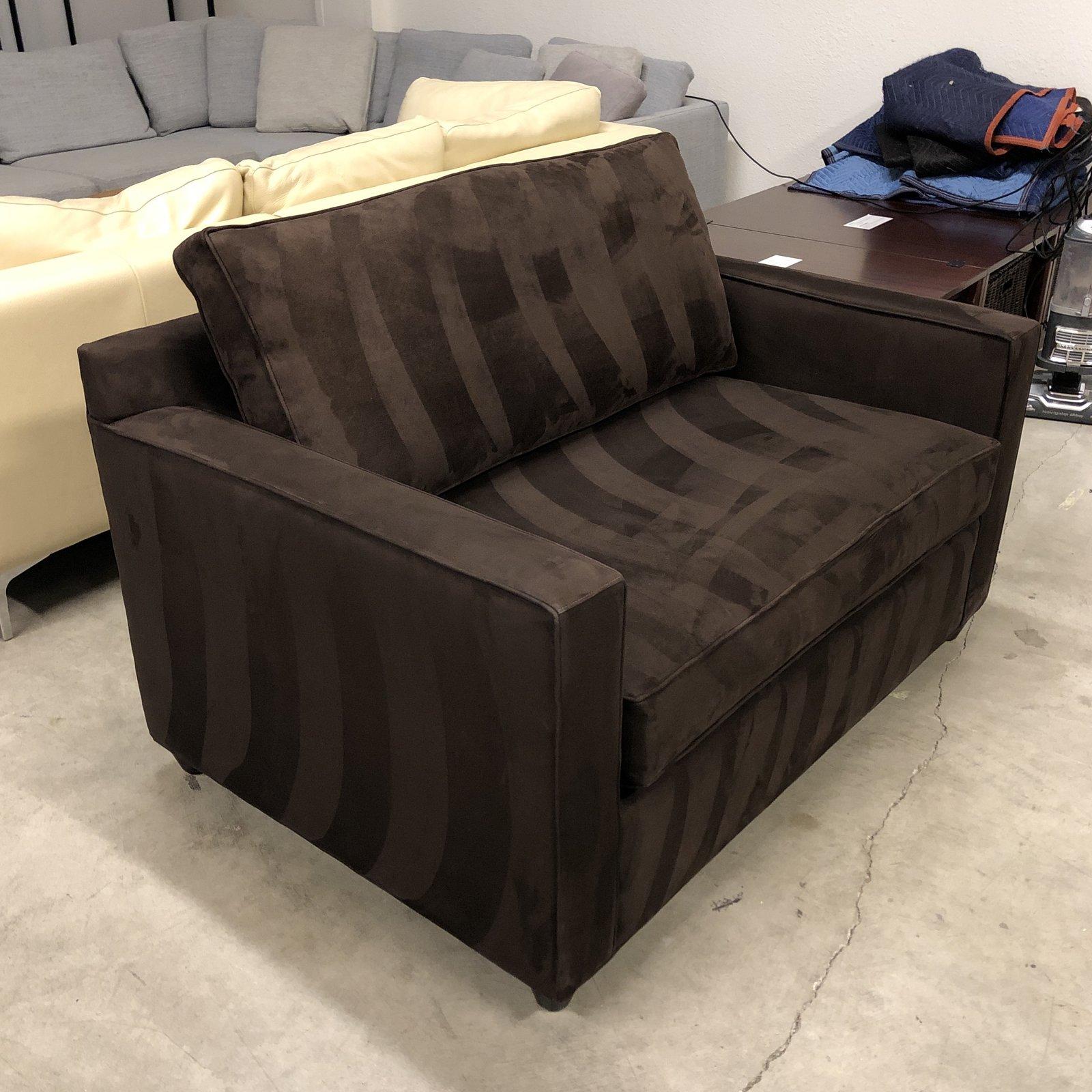 Crate & Barrel Barrett Sleeper Chair For Sale 3