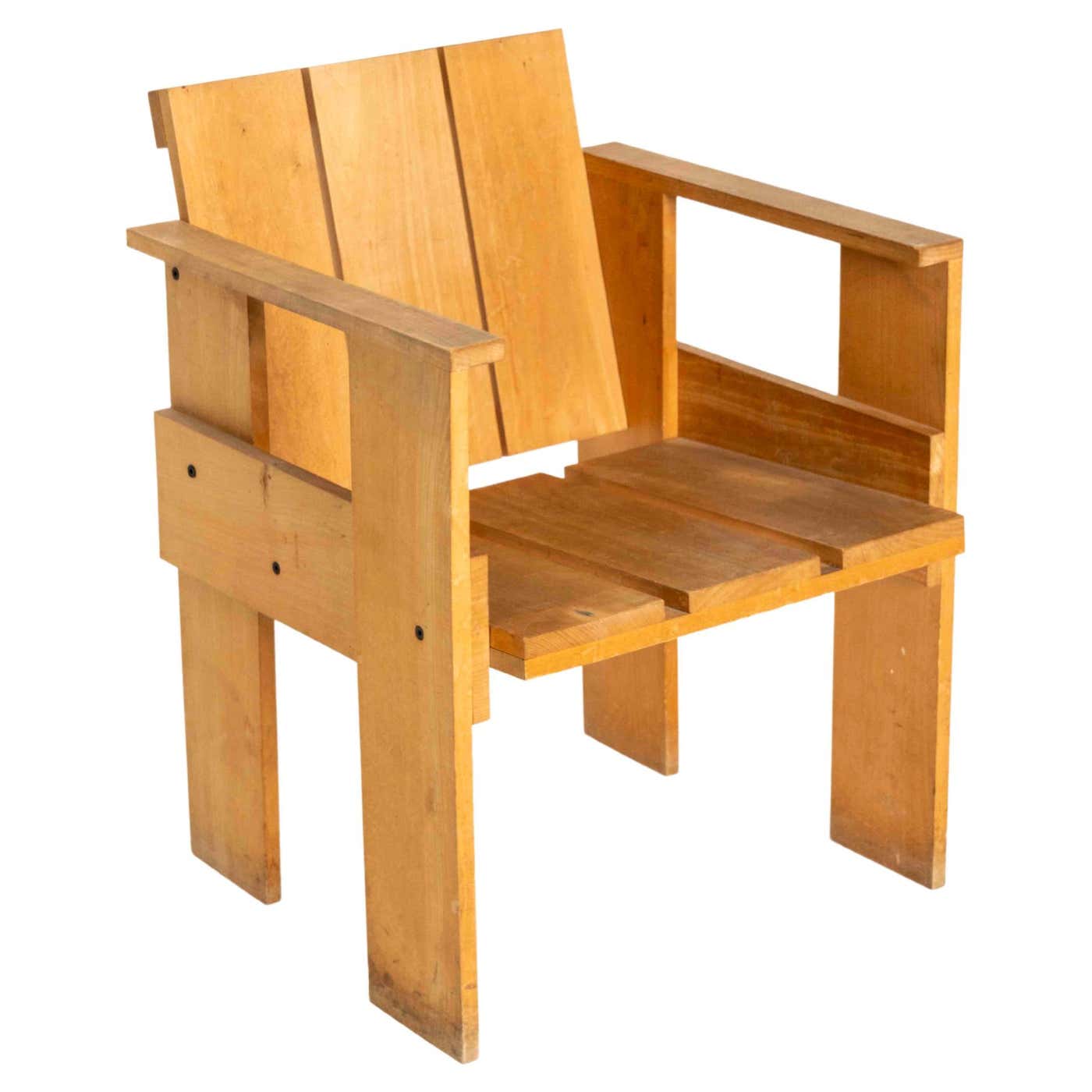 Gerrit Rietveld Products Crate Chair by Gerrit Rietveld, Designed in 1930s The Netherlands For ...