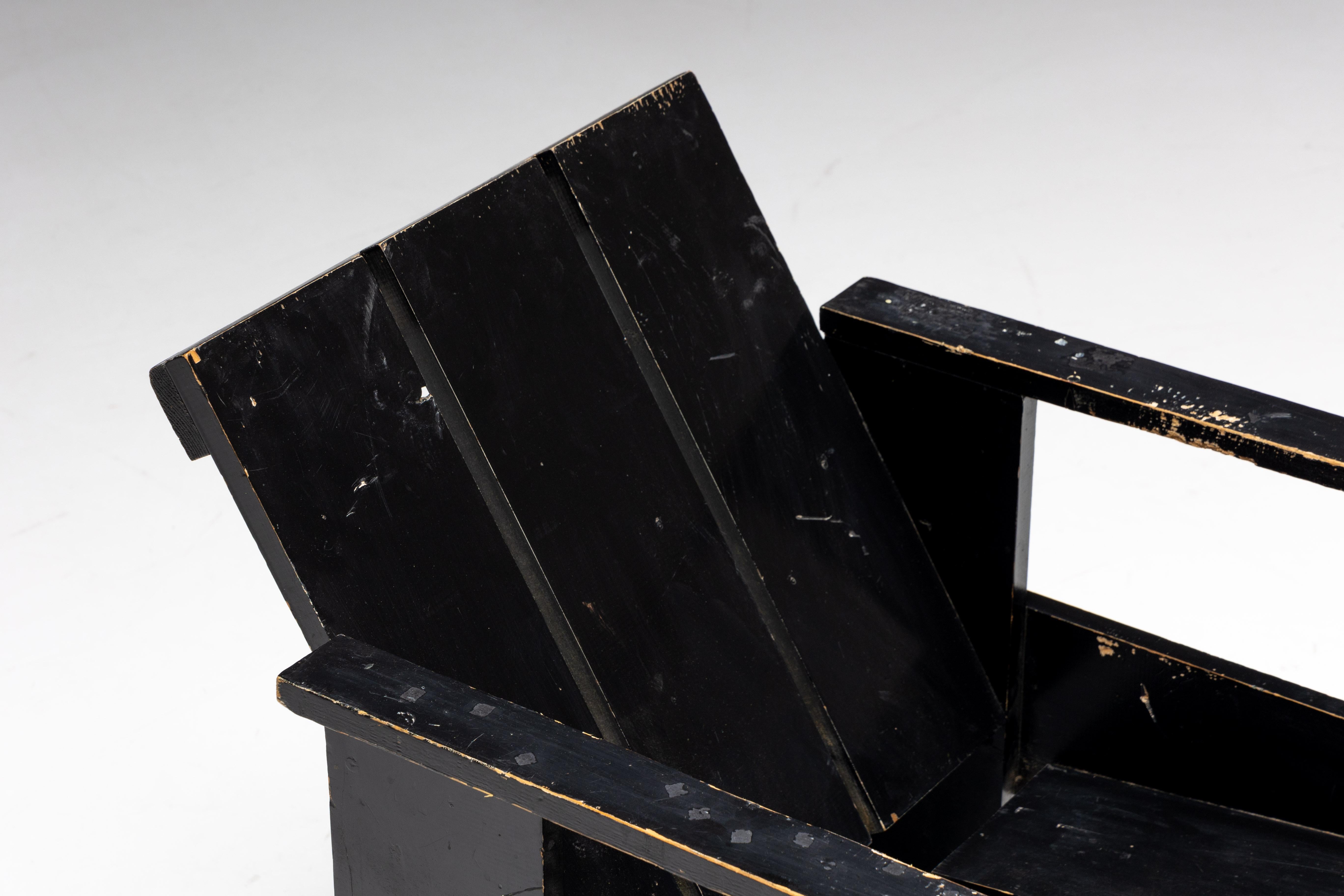 Chaises Crate de Gerrit Rietveld, Pays-Bas, années 1940 en vente 4
