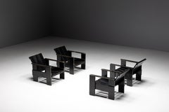 Crate Chairs by Gerrit Rietveld, Netherlands, 1940s