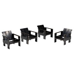 Crate Chairs by Gerrit Rietveld, Netherlands, 1940s