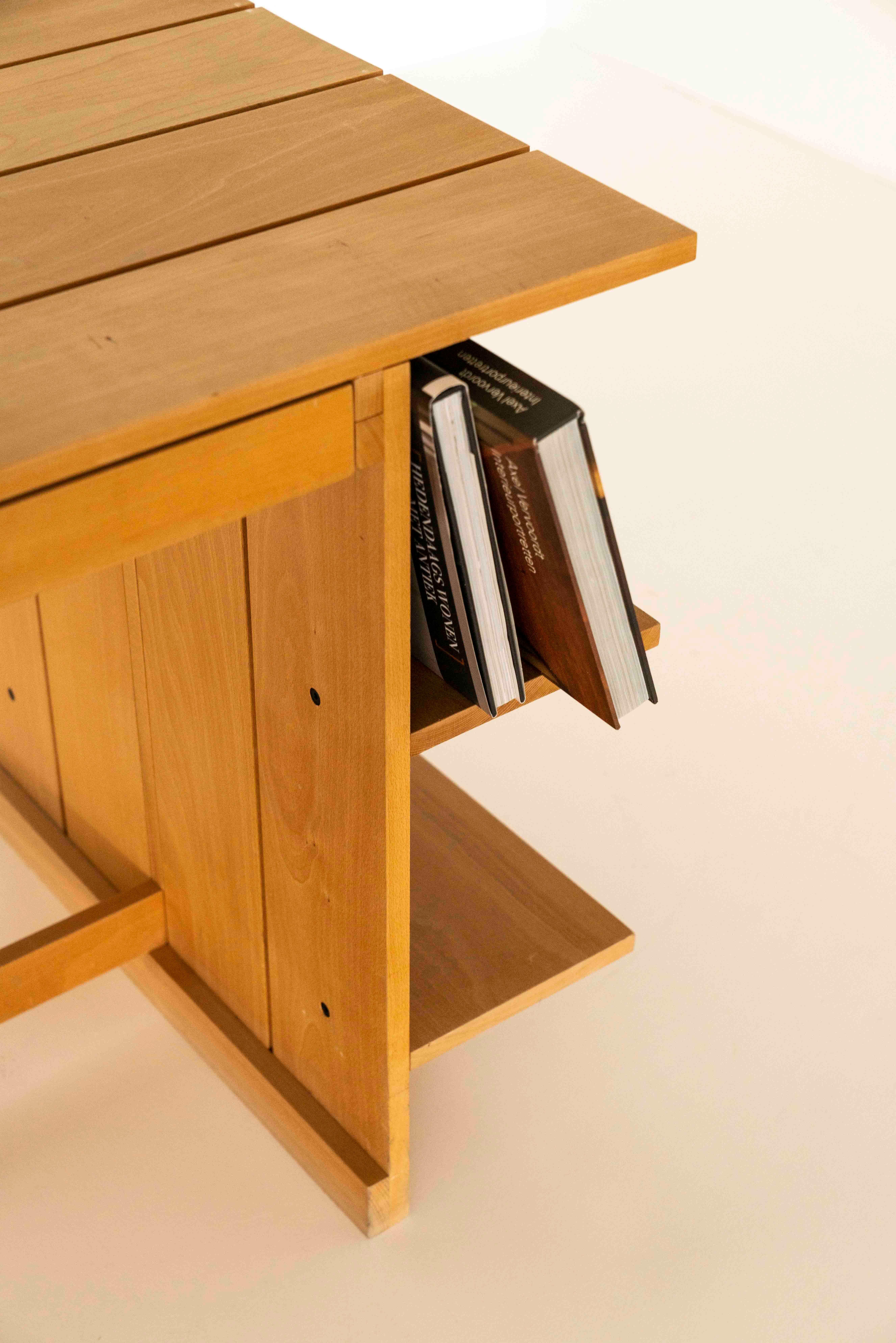 20th Century Crate Desk for Cassina by Gerrit Rietveld, Designed in 1930s, the Netherlands