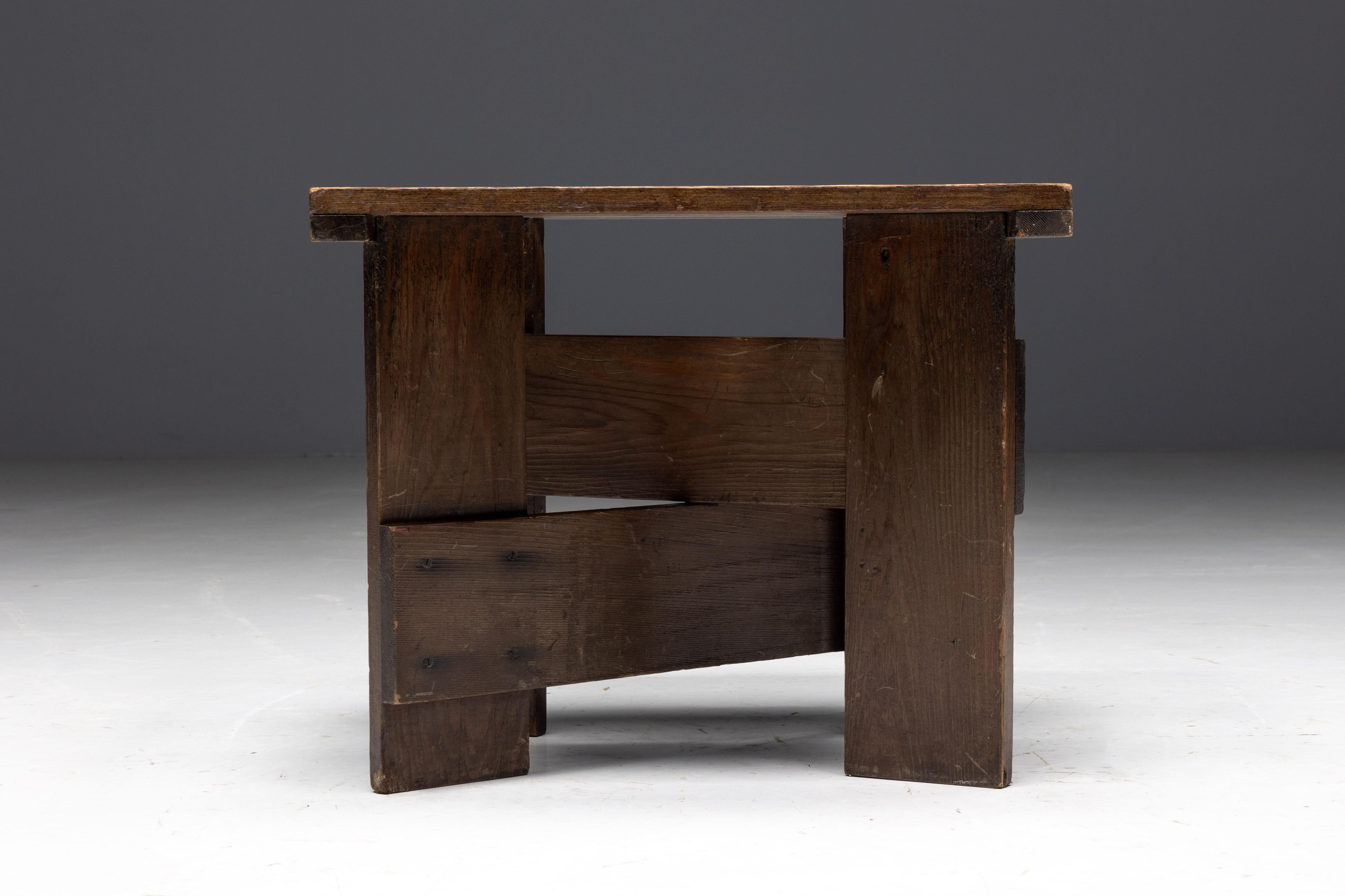 Mid-20th Century Crate Side Table by Gerrit Rietveld, Netherlands, 1930s For Sale