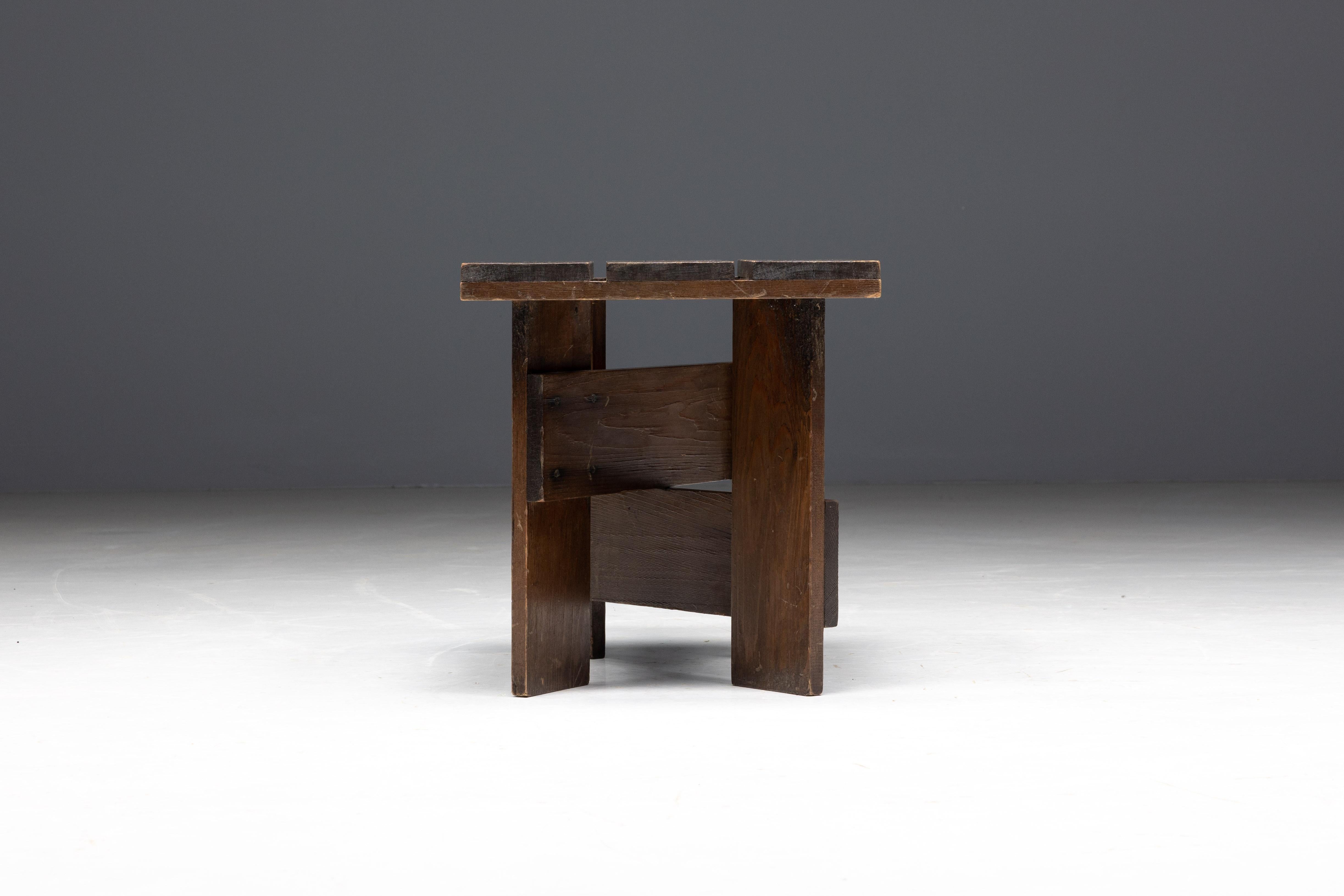 Crate Side Table by Gerrit Rietveld, Netherlands, 1930s For Sale 2