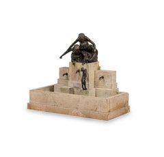 Fontaine en marbre élaborée du 19ème siècle 12000