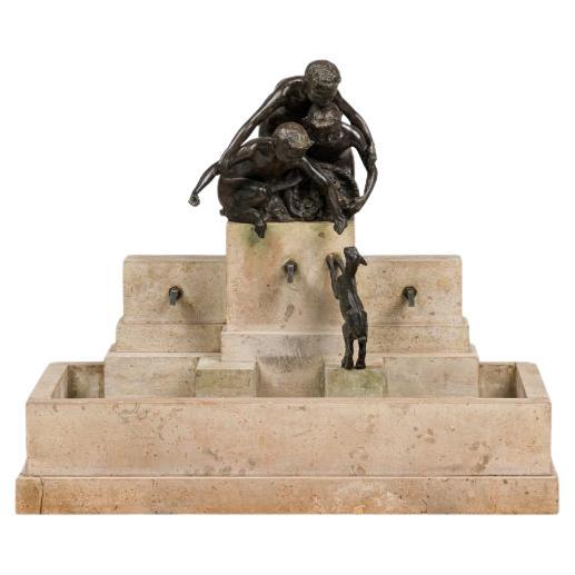 Crated 19th Century Elaborate Marble Fountain 12000 For Sale