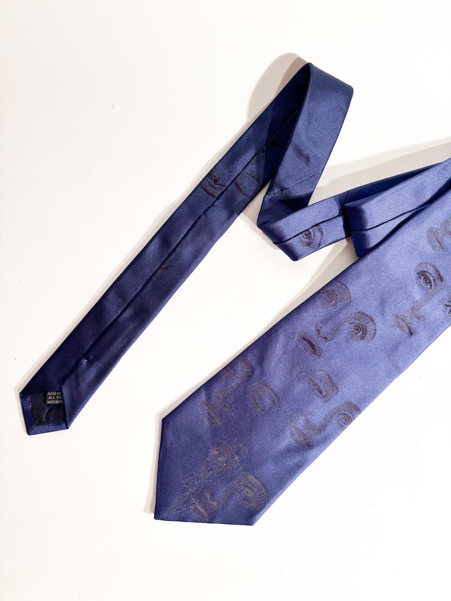 Mid-Century Modern Cravatta in Seta di Piero Fornasetti Anni 60