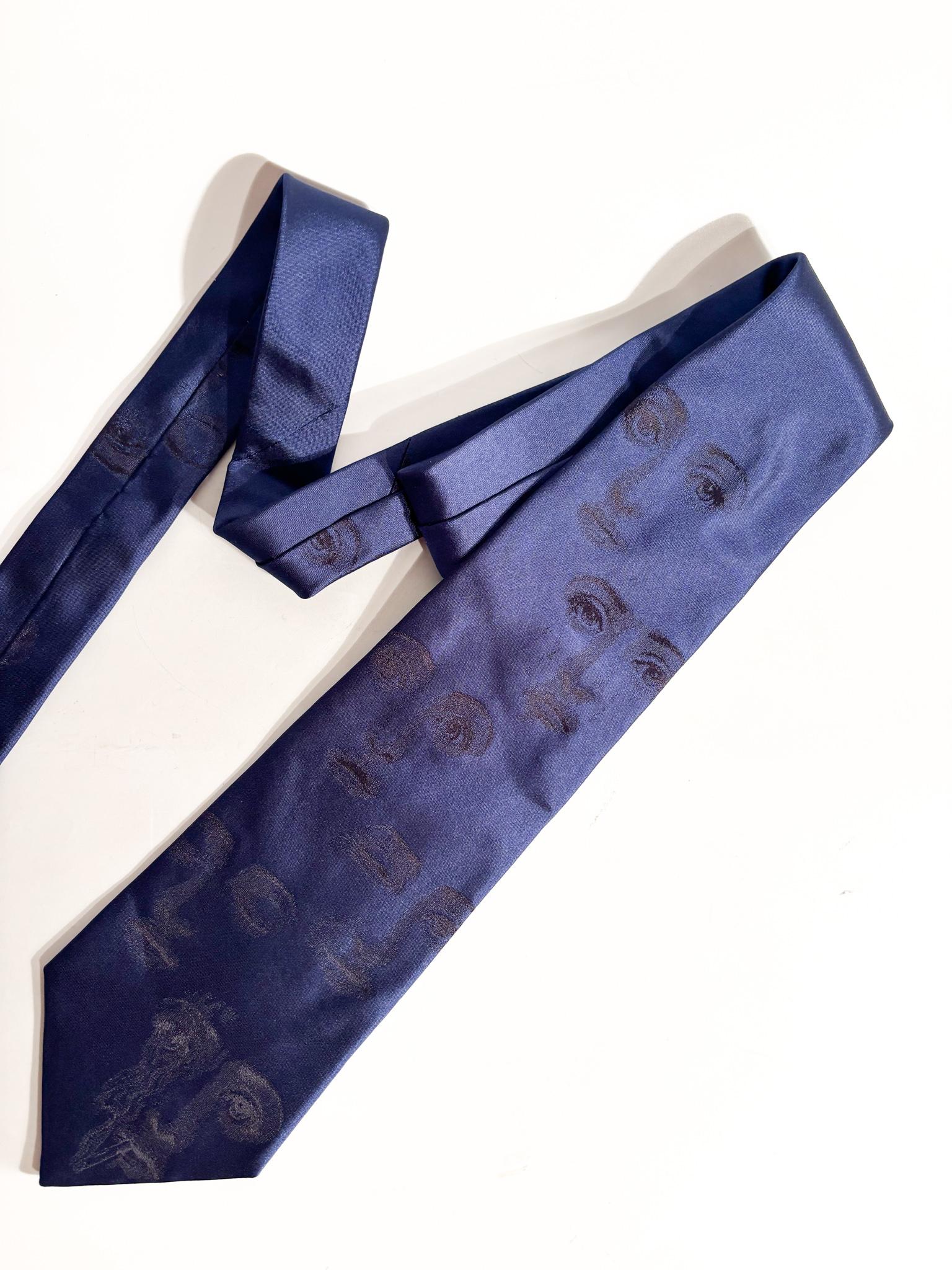 Italian Cravatta in Seta di Piero Fornasetti Anni 60