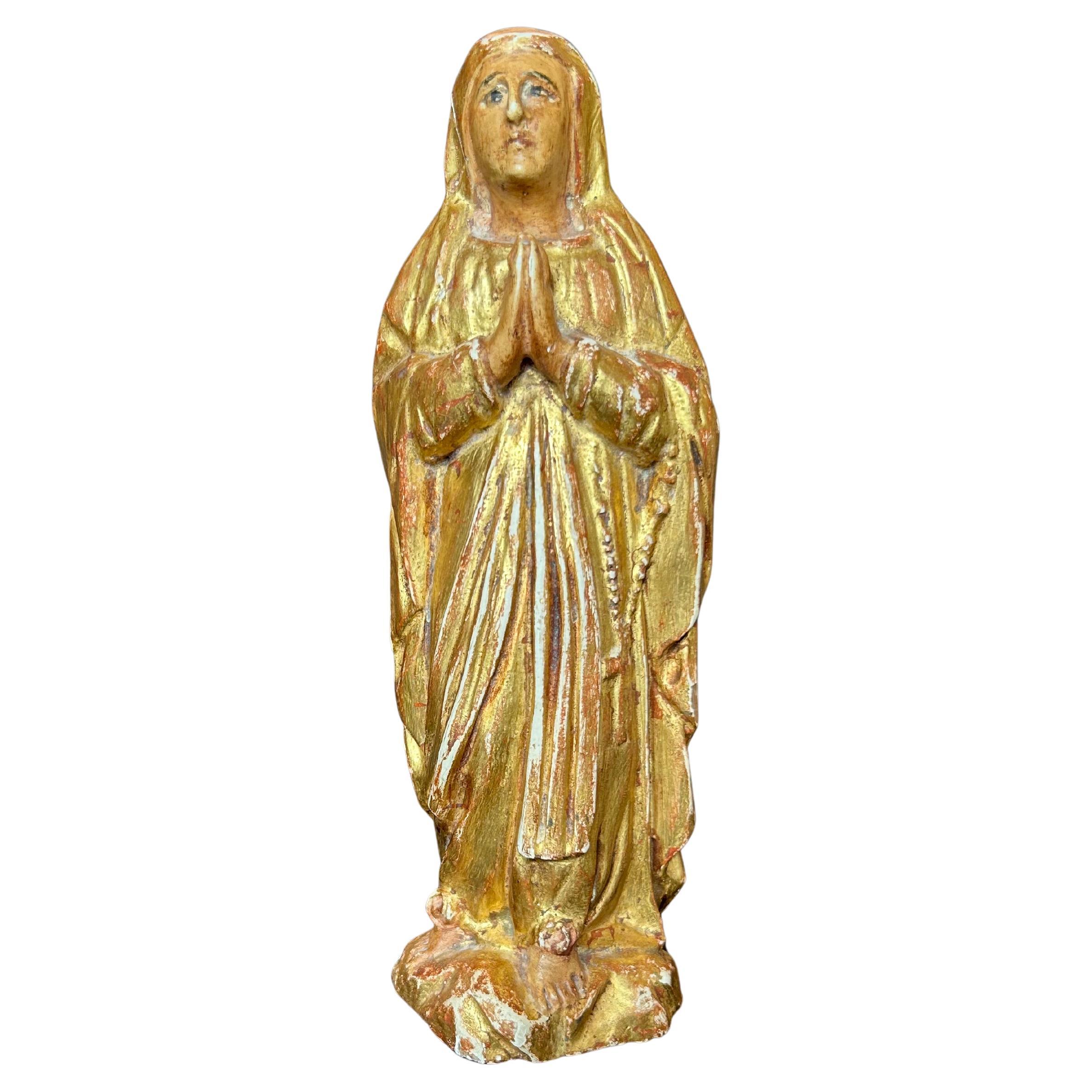 Craved and Gilded Santo 17th Century