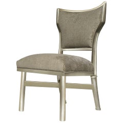 Crawford Desk Chair in Champagne Leaf & Gray by Innova Luxuxy Group