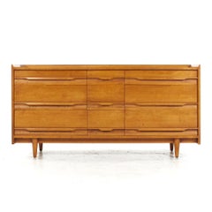 Crawford Furniture Mid Century Maple Lowboy Dresser