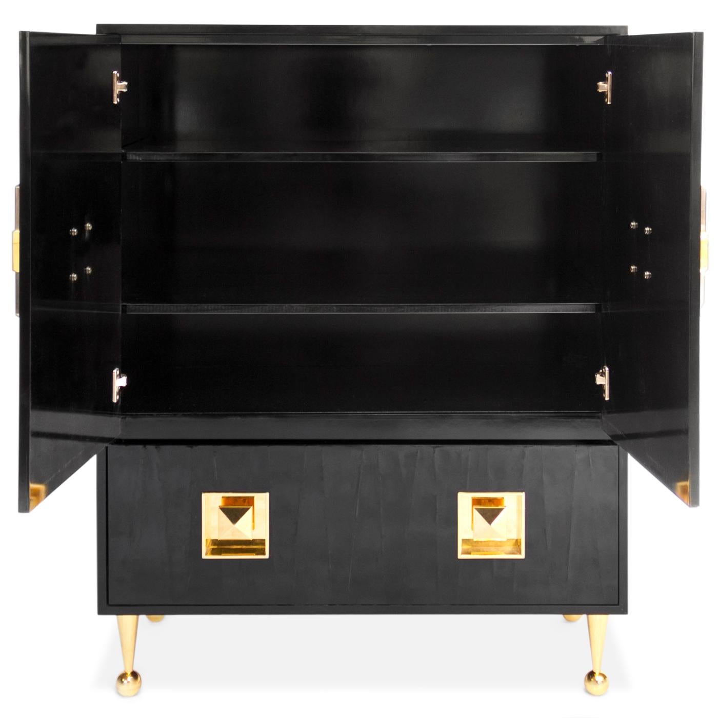 Modern Crawford Lacquer Cabinet