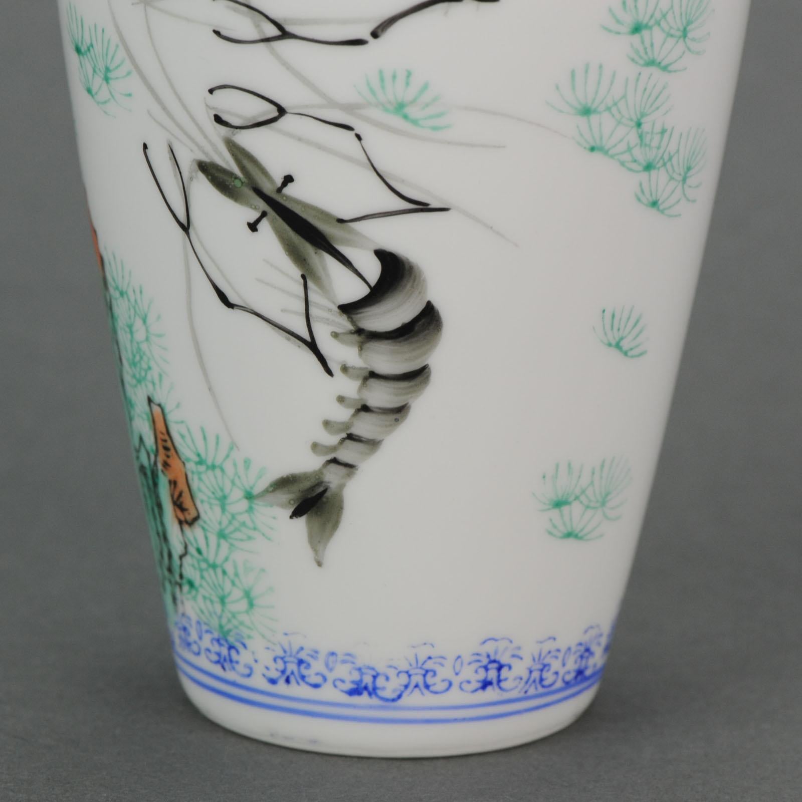chinese eggshell porcelain vase