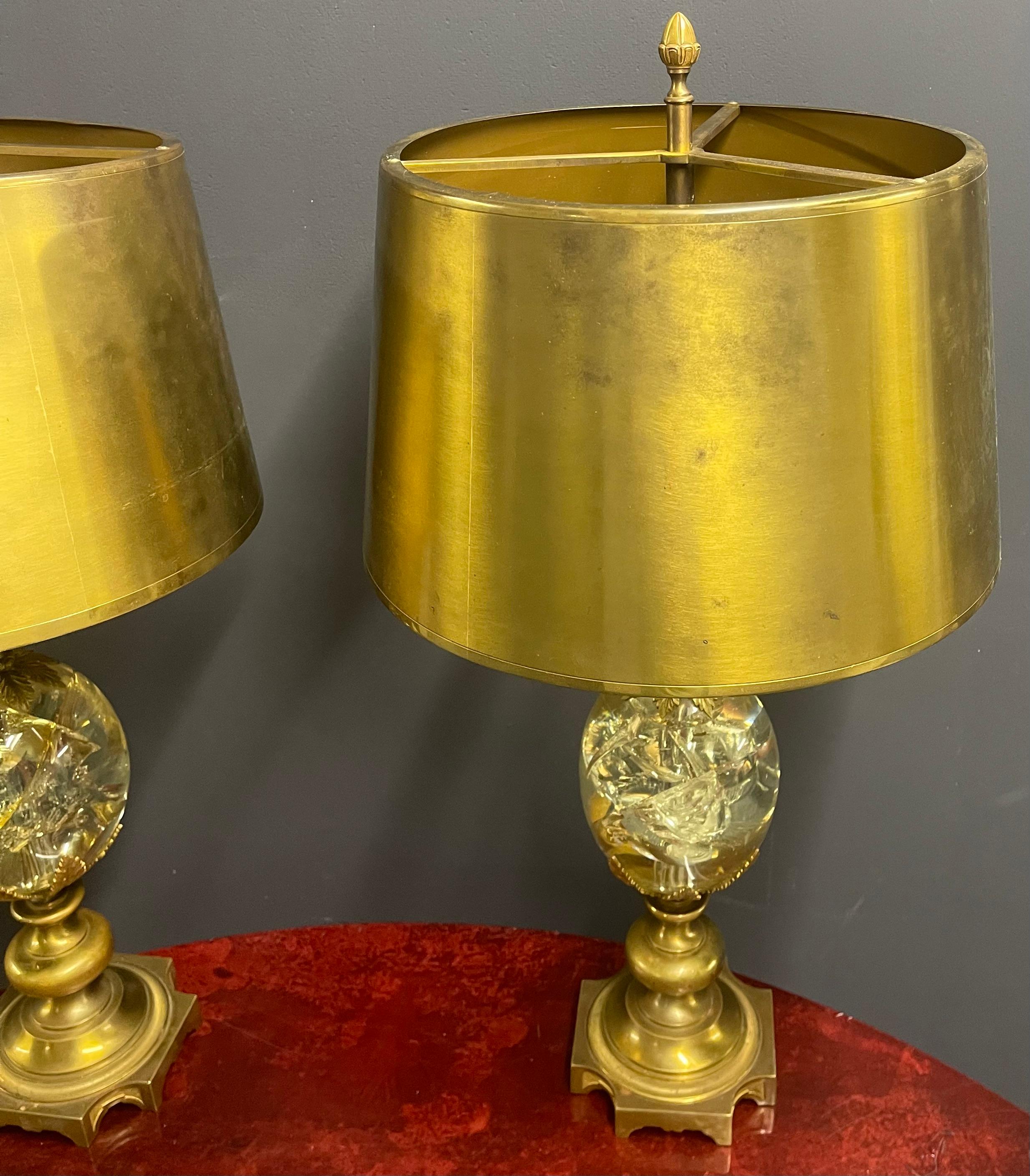 crazy amazing OEUF ROSACES maison charles table lamps In Good Condition For Sale In Munich, DE