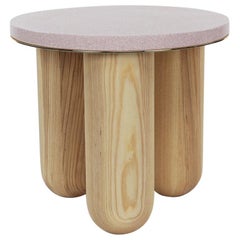 Crazy Legs-Tisch mit Terrazzoplatte und Beinen aus Ebenholz von Christopher Kreiling